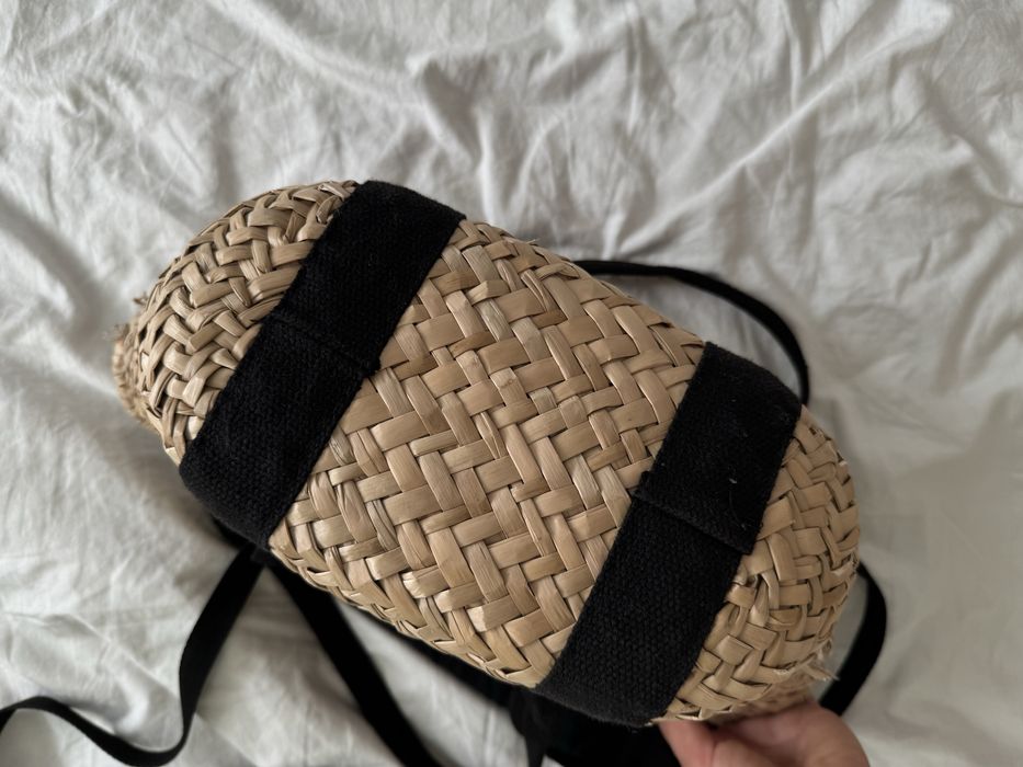 Сумка солом’яна плетена