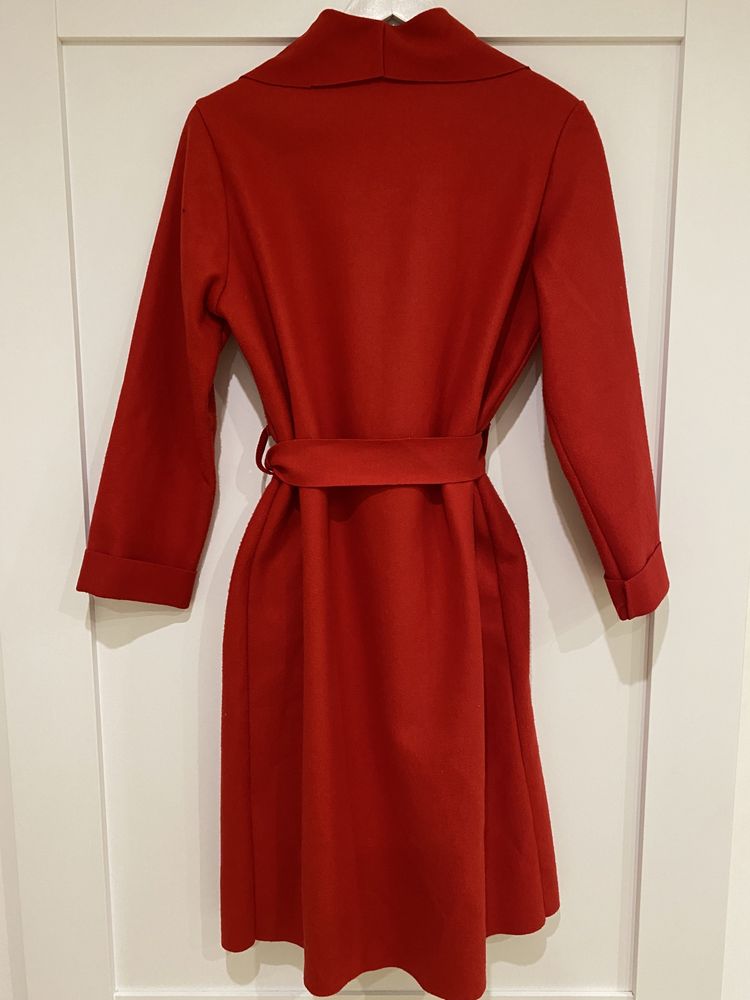 Червоне пальто made in italy, розмір xs/s