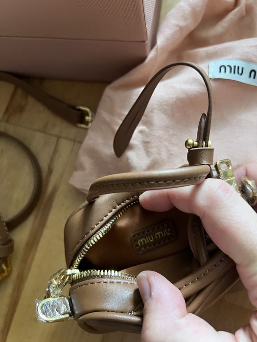 Miu miu miumiu mala torebeczka torebka keychain