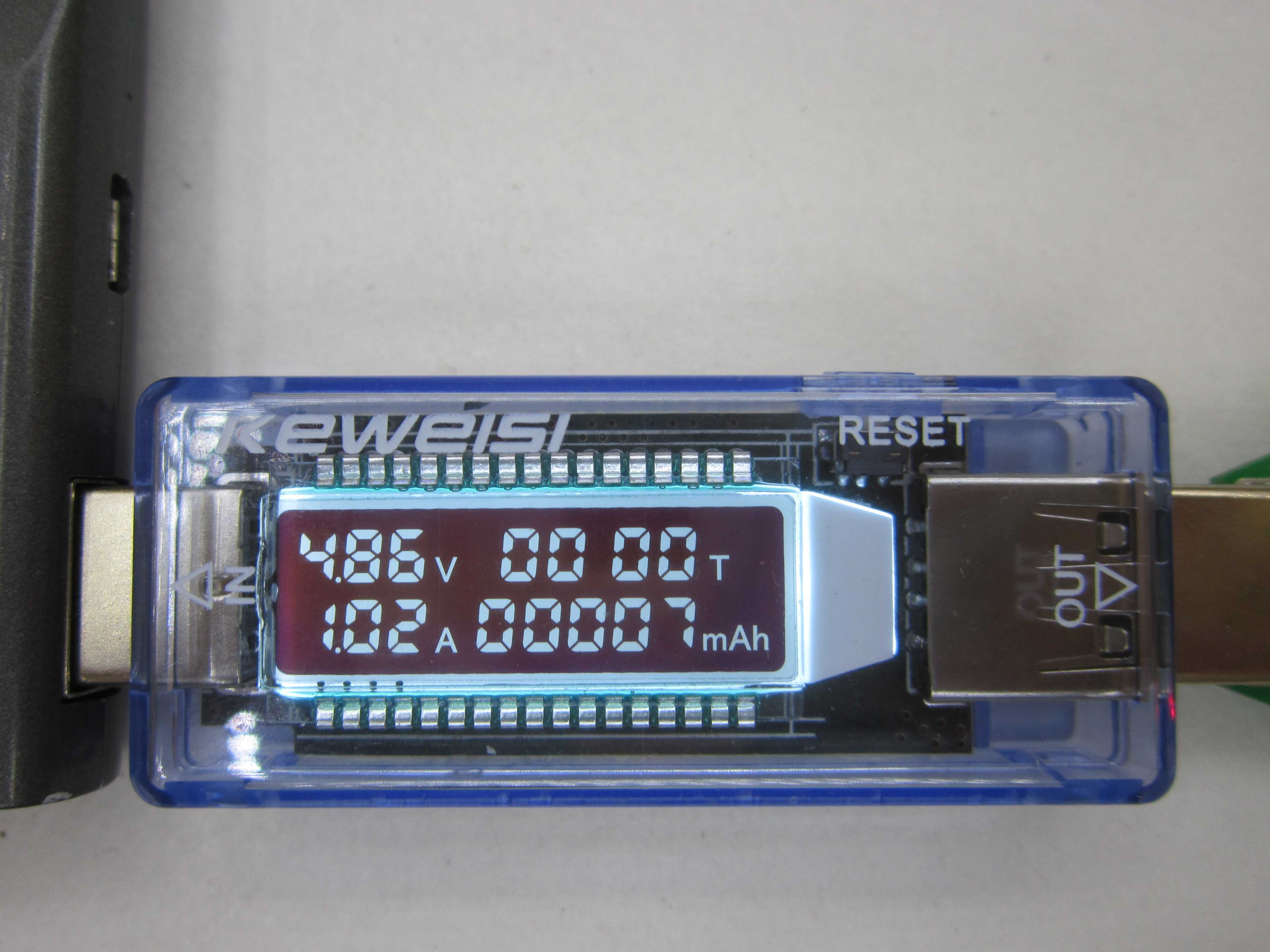 USB тестер амперметр, нагрузка вольтметр
