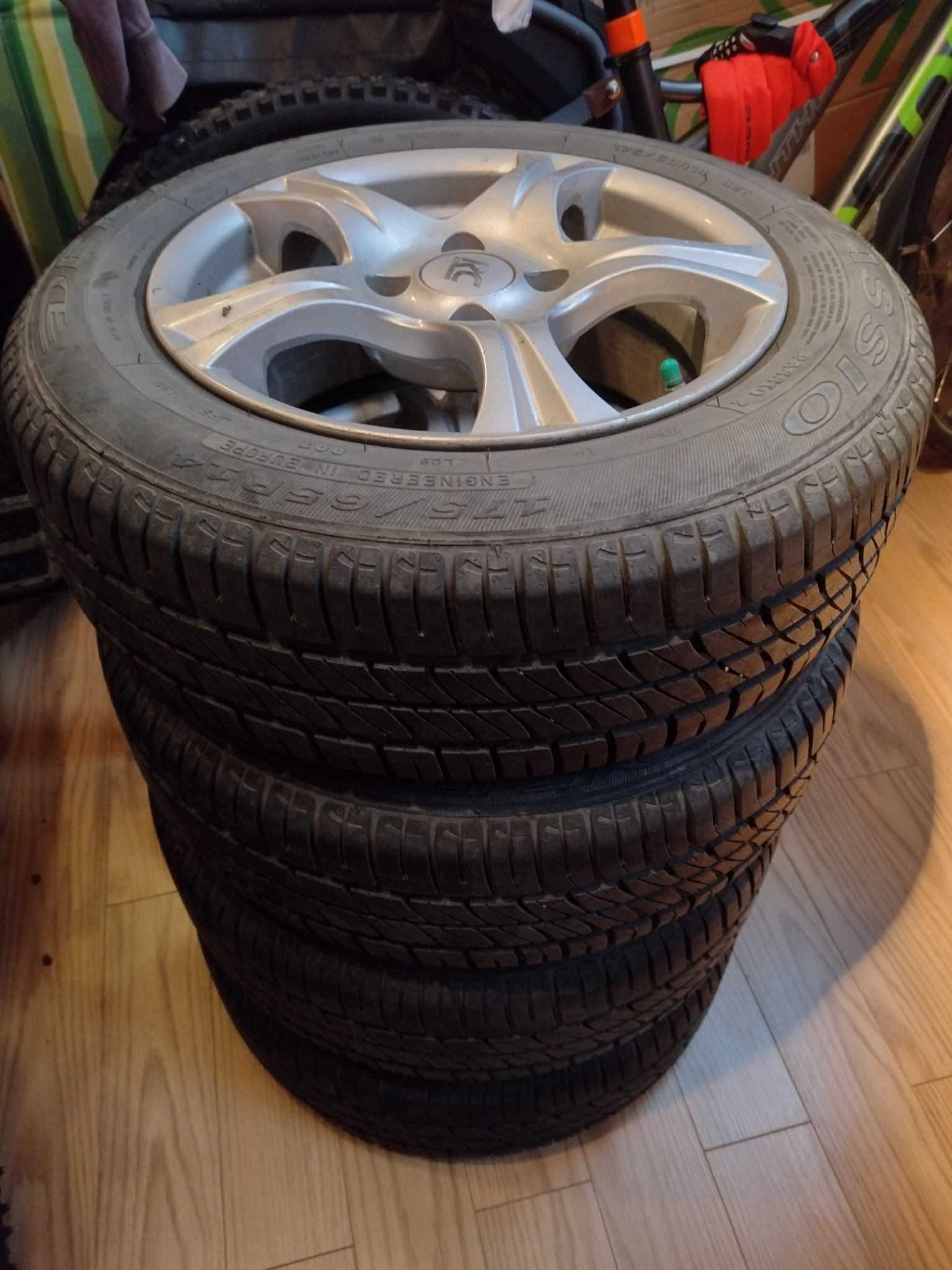 Koła letnie 4x100, 175/65/R14,  VW Up!, Skoda Citigo, Seat Mi.