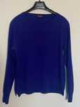Sweter Max Mara Studio – kolor chabrowy / kobaltowy – wełna + kaszmir