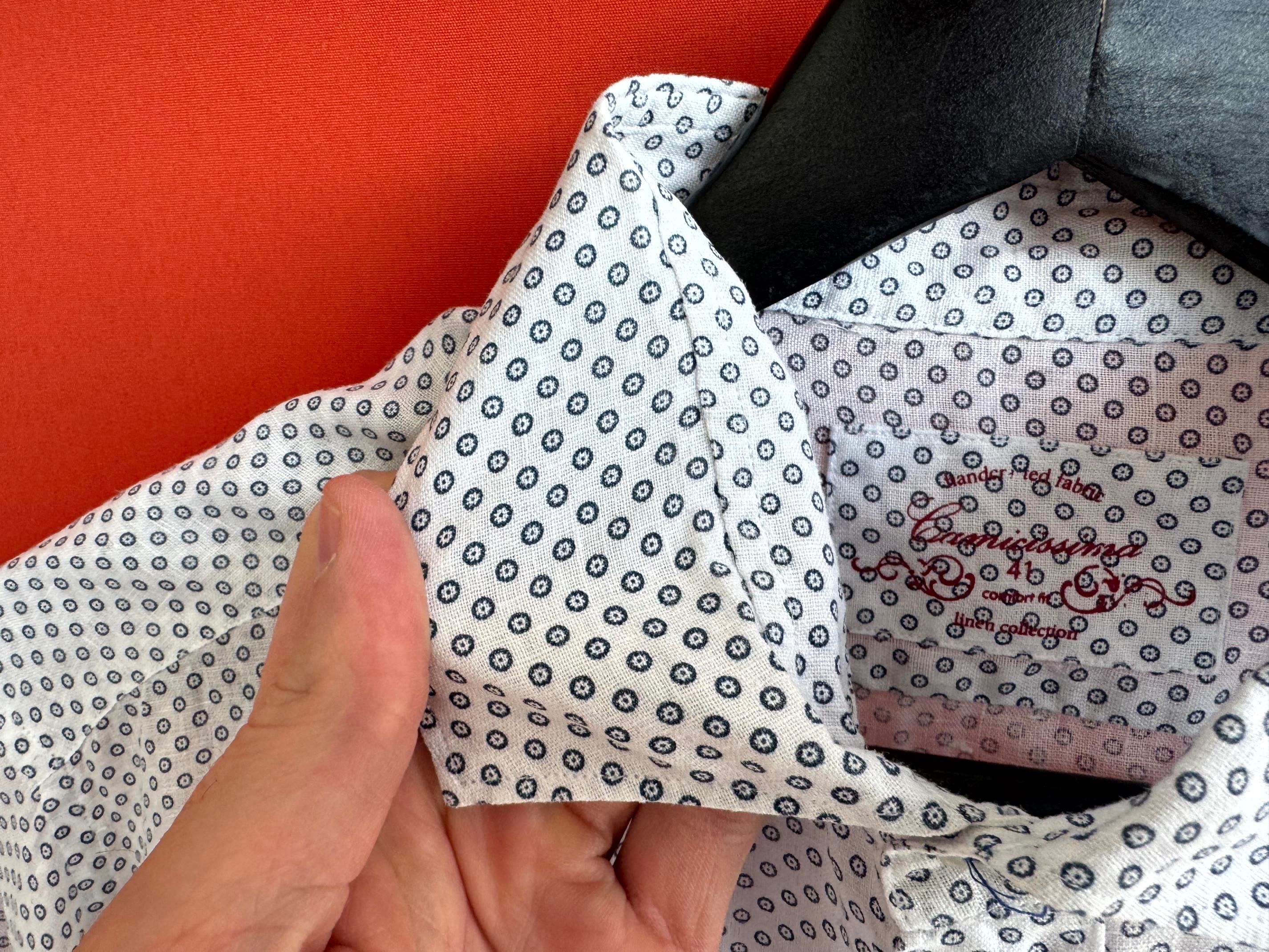 Camicissima Linen чоловіча літня лляна сорочка рубашка розмір L XL