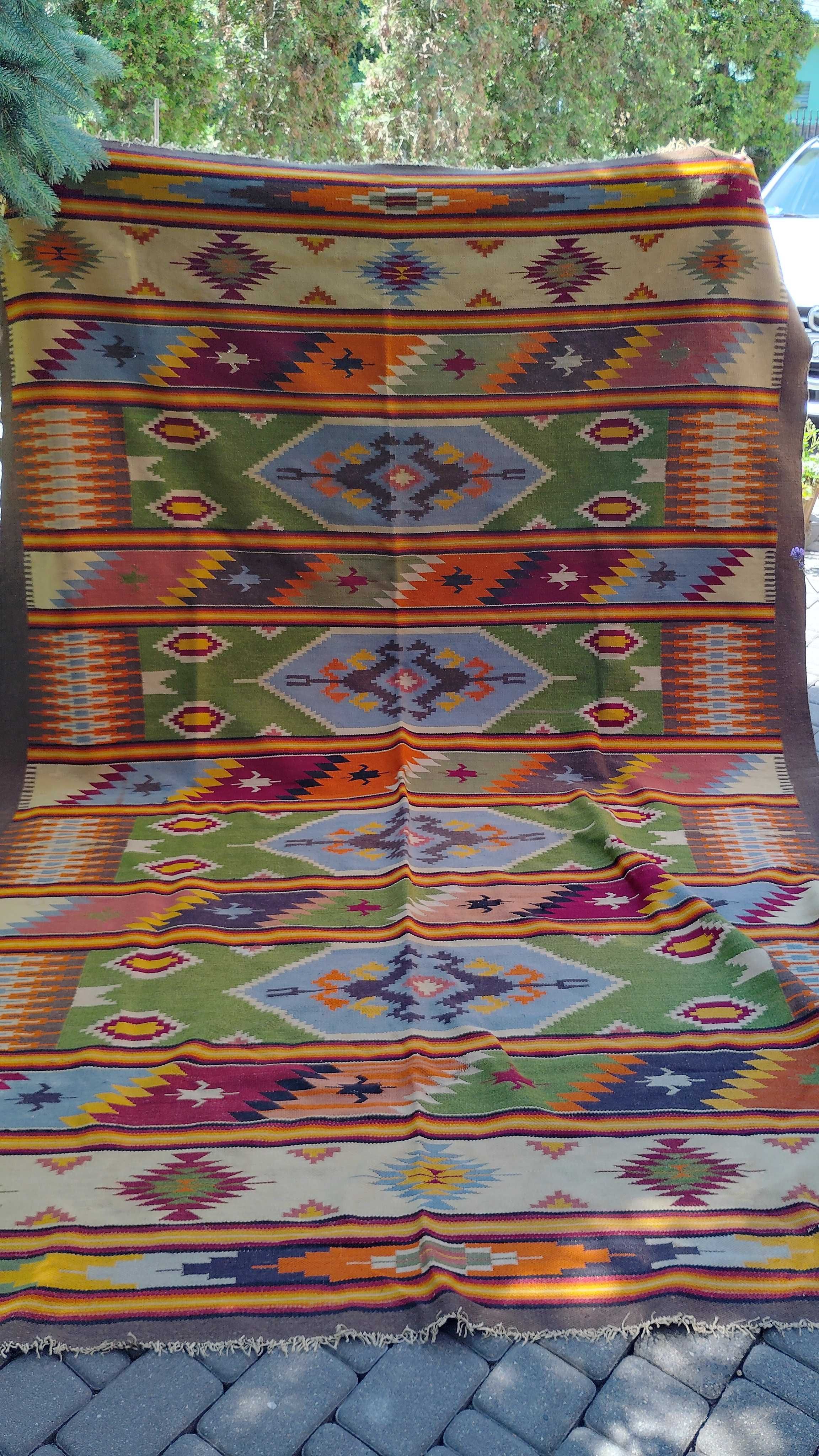 Polski kilim wełniany z lat 30