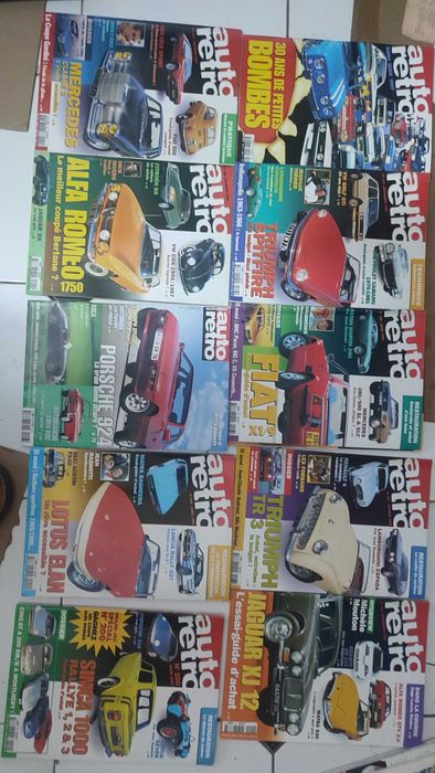 32 Revistas Auto Retro - Automóveis Clássicos