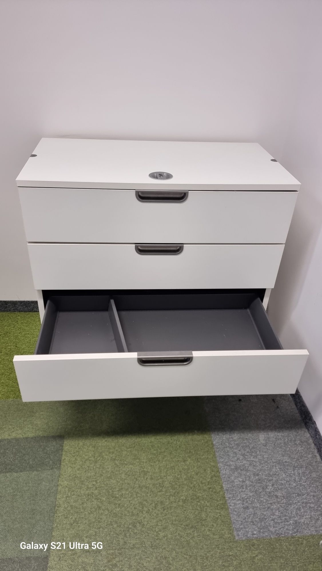 Meble ikea, białe biurowe