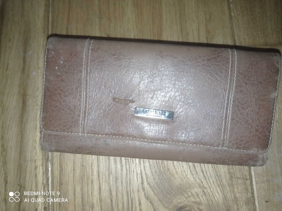 Portfel damski brązowy