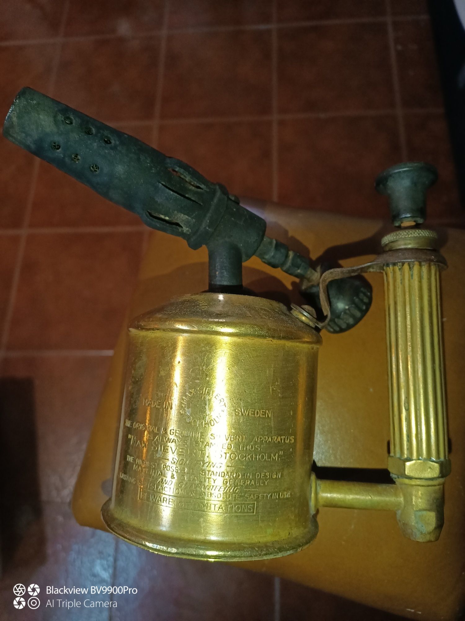 Maçarico Antigo latão
