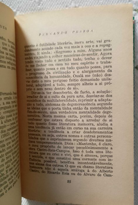 Fernando Pessoa, João Gaspar Simões