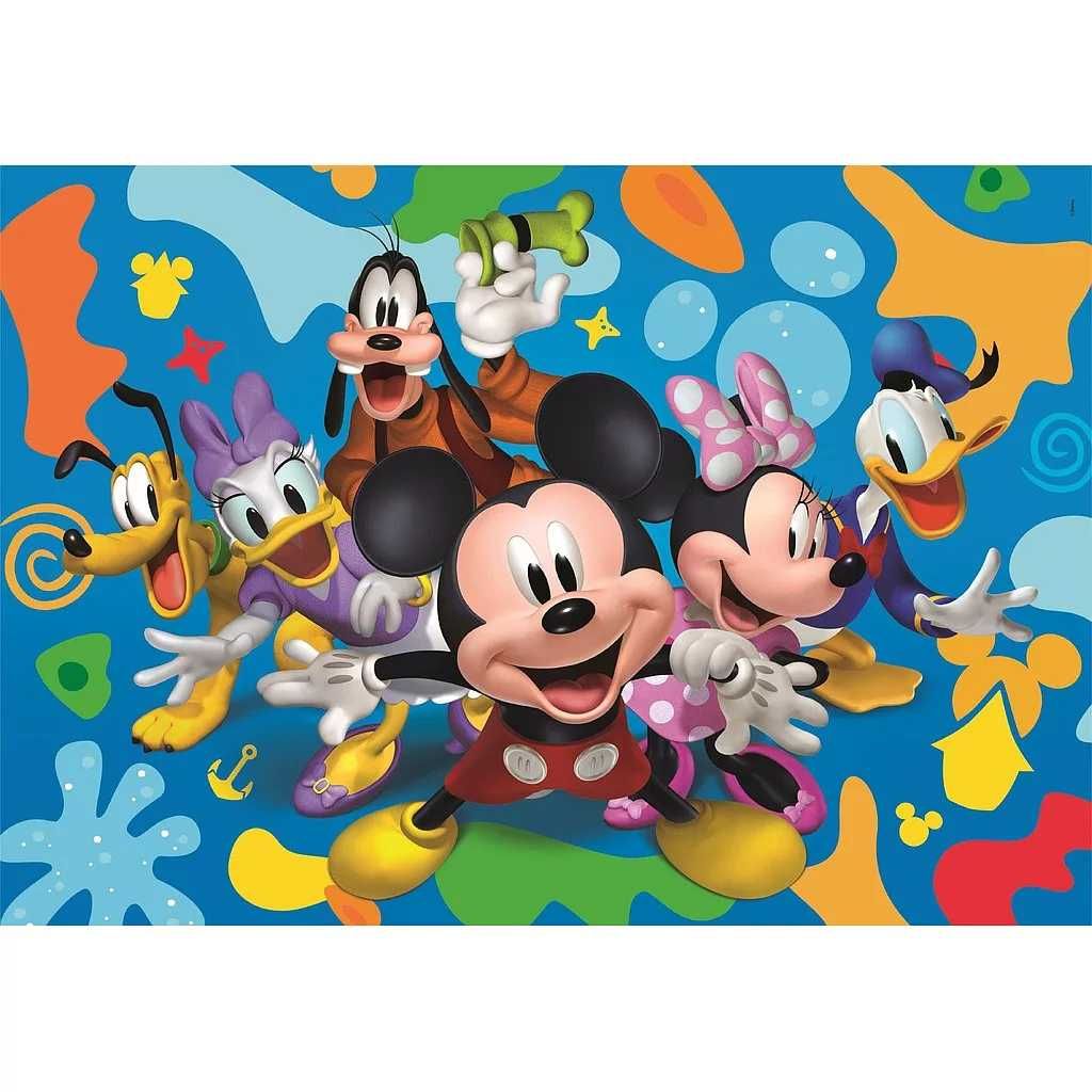 Puzzle Clementoni Mickey Color Splash Super Color 38x27cm 104 peças