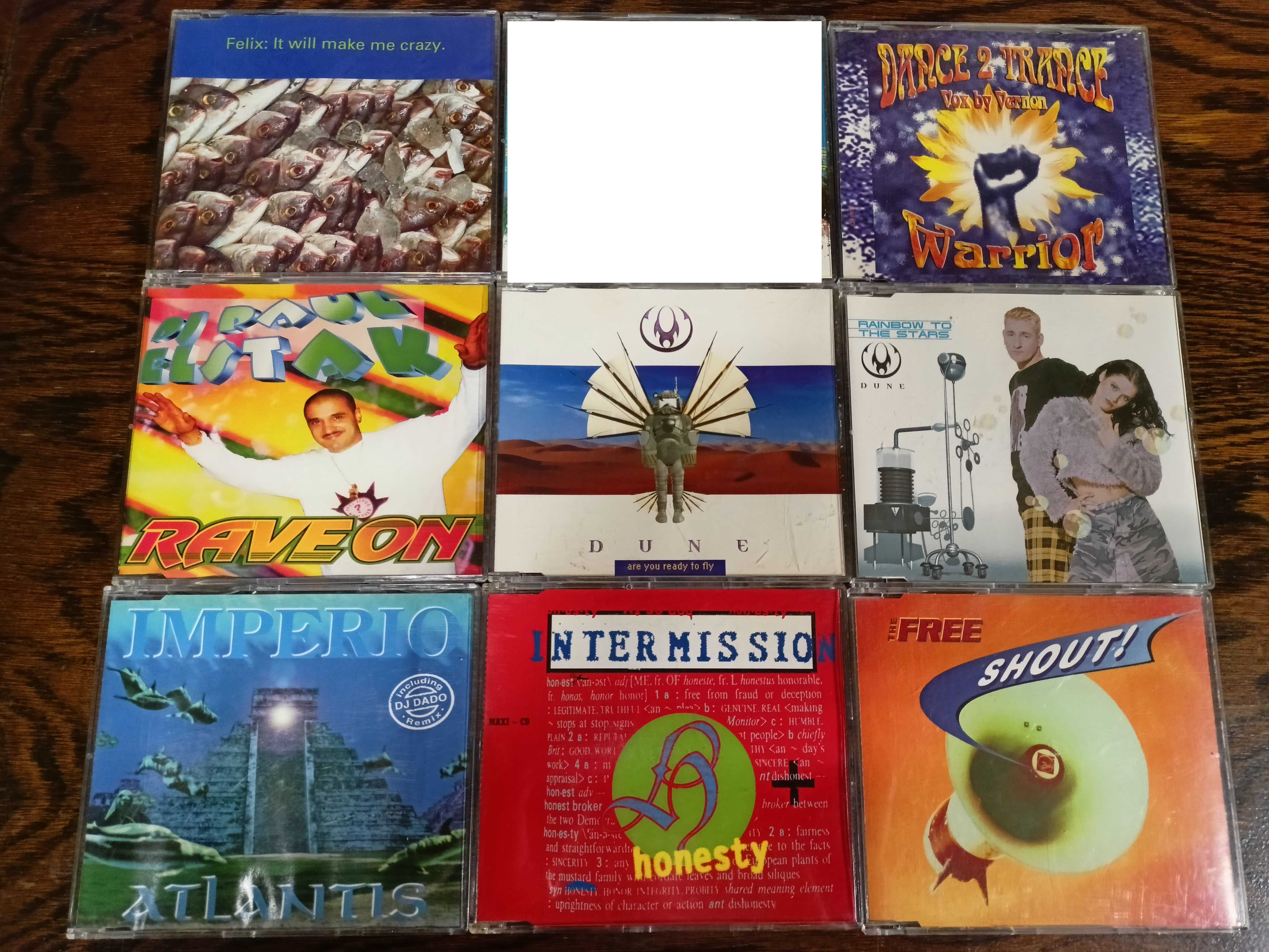 Single, płyty CD mix - dance, pop, techno, rock, reggae, inne
