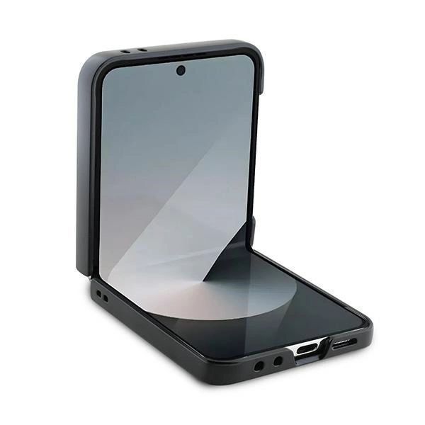 Etui BMW Carbon Tricolor na Samsung Galaxy Z Flip 6 - czarne