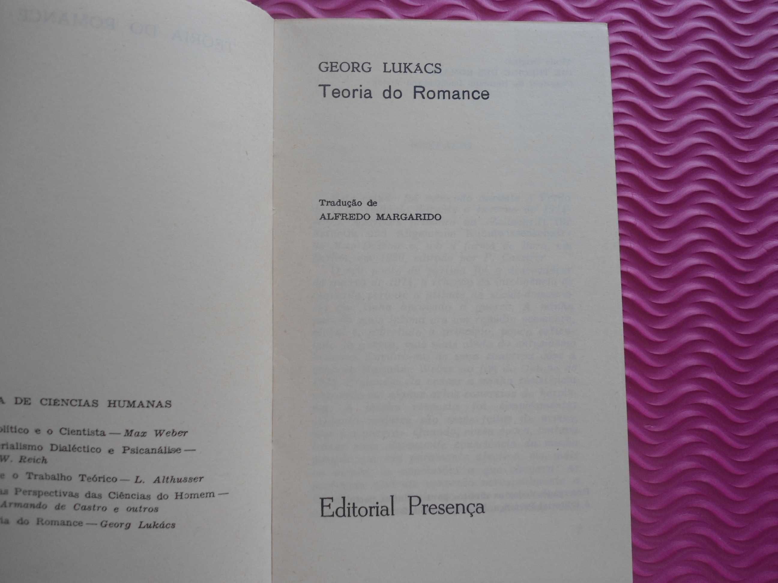 Teoria do Romance por Georg Lukács