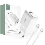 Ładowarka Tech-Protect C20w sieciowa Usb-c Pd 20w / Usb-a Qc 3.0 z kab