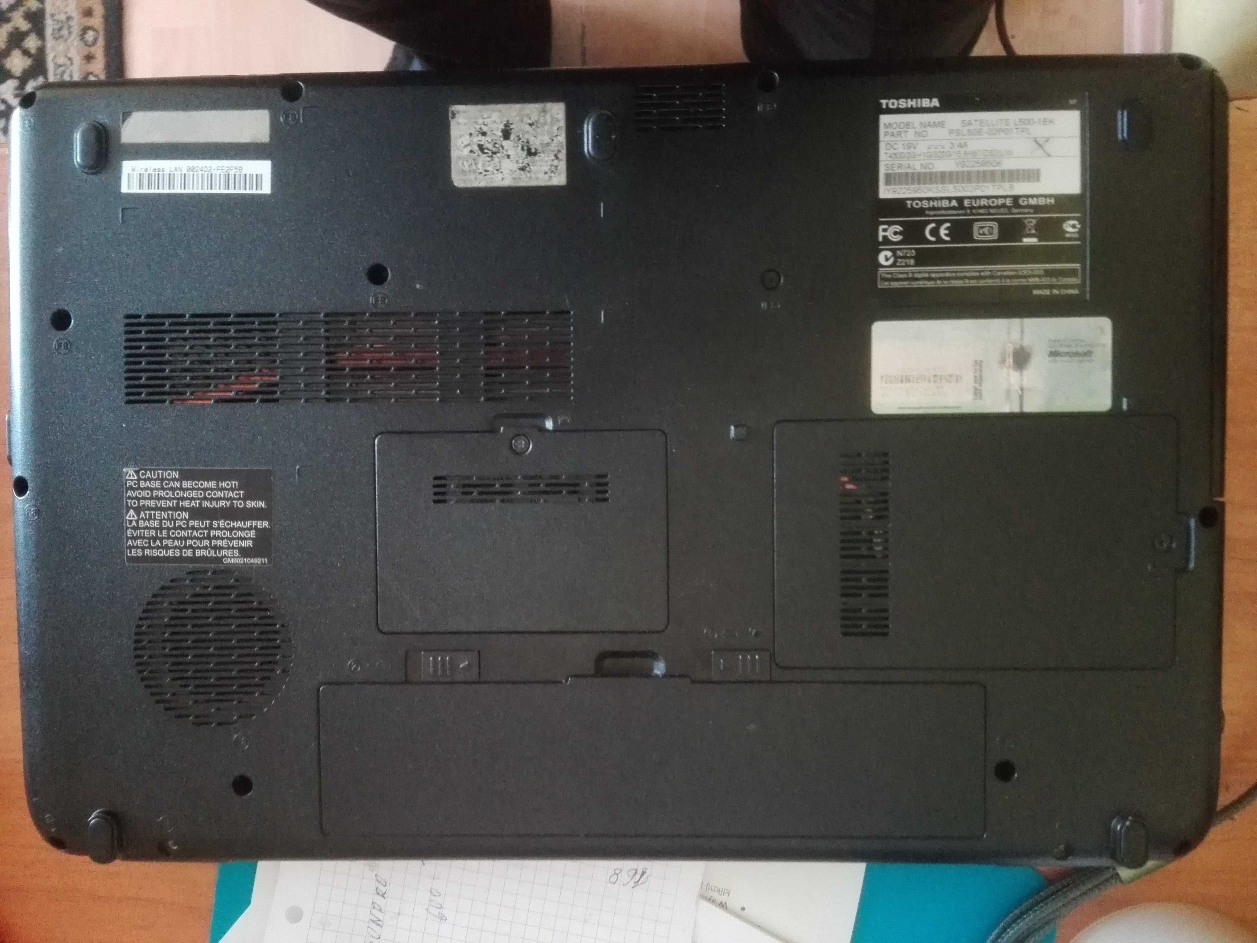 Toshiba Satelite L500-1V1