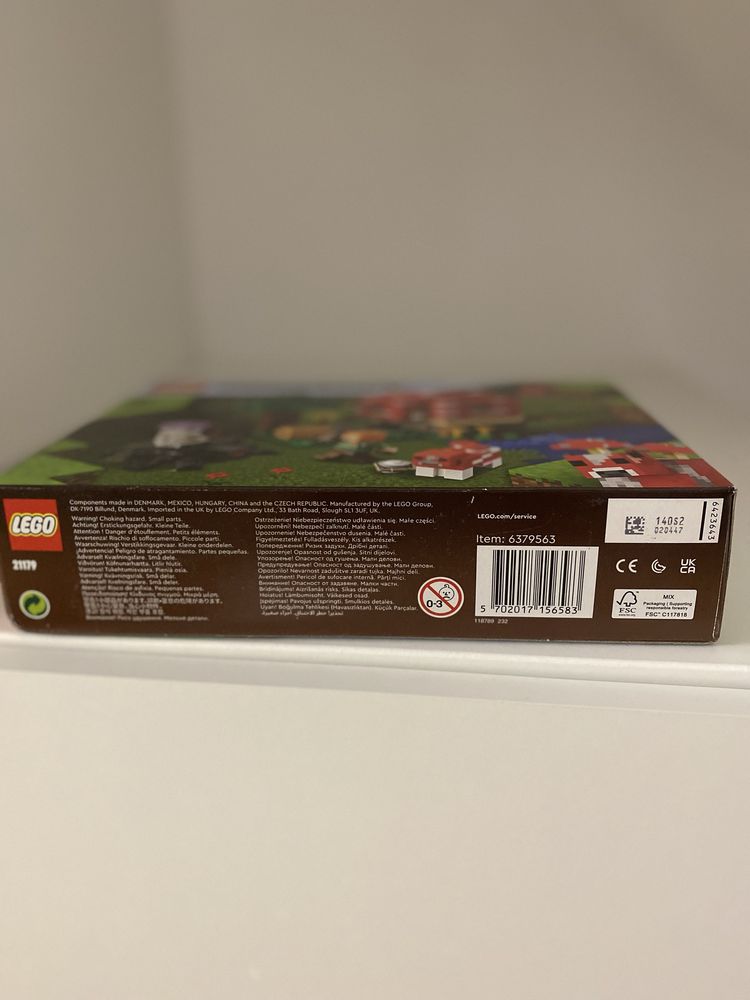 LEGO MINECRAFT dom grzybie 21179