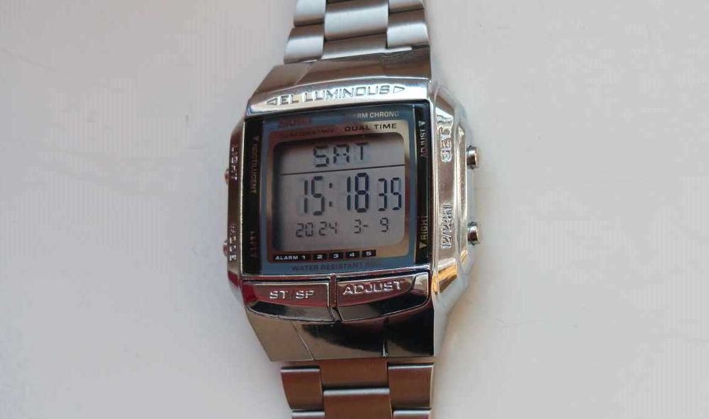 zegarek elektroniczny męski SKMEI, cyfrowy w stylu retro vintage nowy