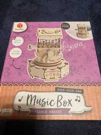 Puzzle 3d Music Box Flower Market Nowe z muzyką