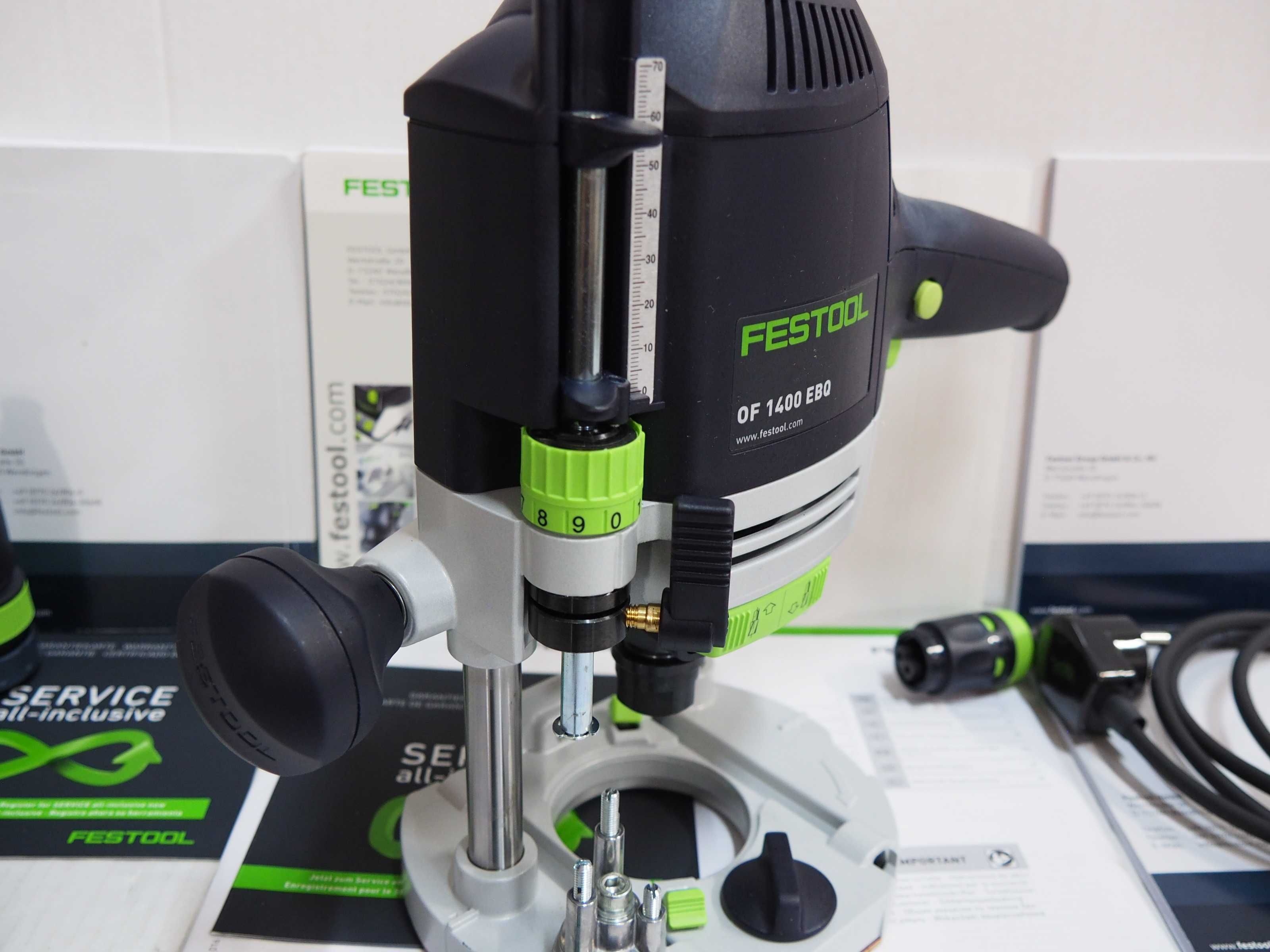 Frezarka FESTOOL OF 1400 EBQ-PLUS +kabel 4m Nowa bez walizki