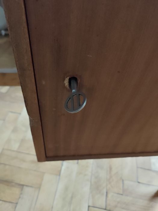 Biurko z lat 70, vintage PRL, prod. Jarocin, stan dobry