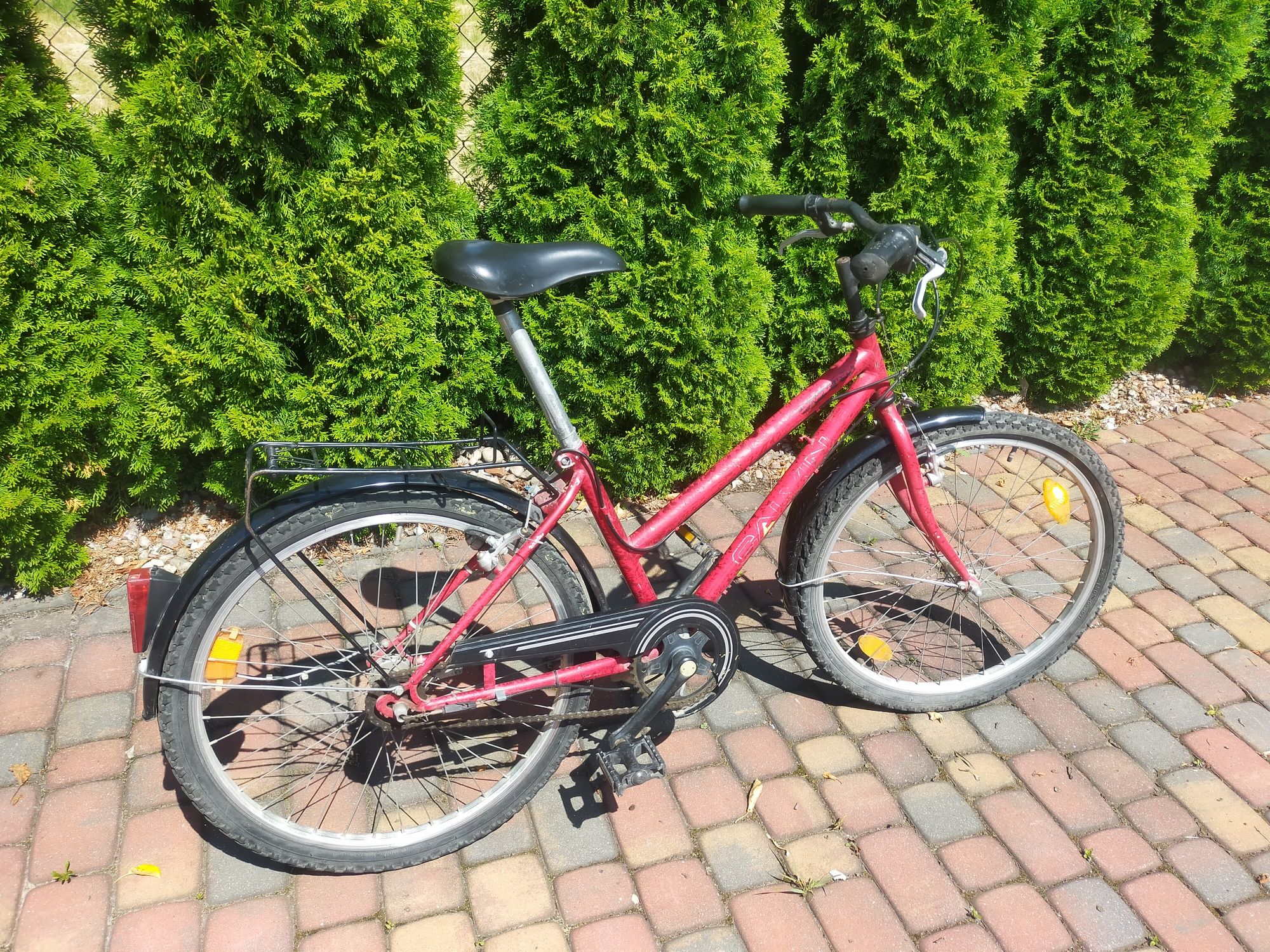Czerwony rower 24"