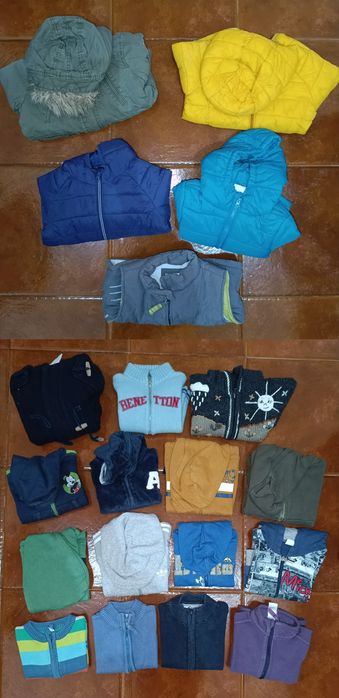 Roupa menino 12-18 meses 80 peças Negociável