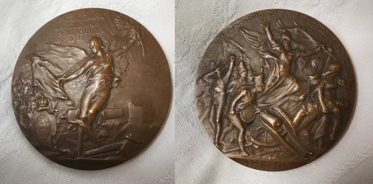 medalha de bronze rara da guerra peninsular