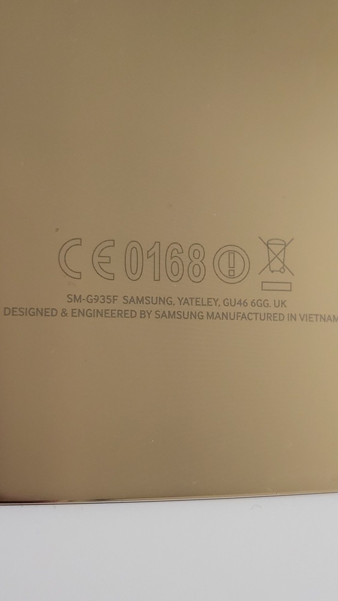 Pokrywa klapka Samsung S7 Edge oryginalna nowa folie kleje