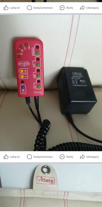 Materac wibrujący na różne partie ciałka