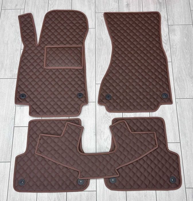 Коврики в салон Екошкіра Ауді Audi A4 B8, B9/A6 C6,С7/Q5/Q7/E-tron