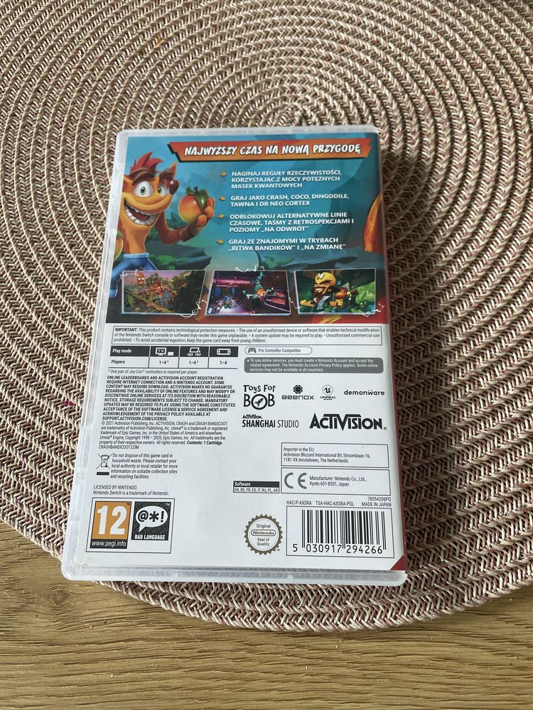 Crash bandicoot 4 switch