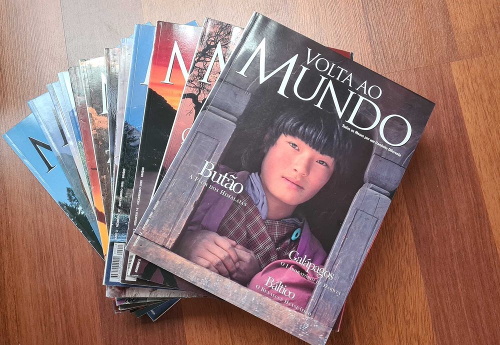 Coleção de revistas Volta ao Mundo - Desde a Nº 1