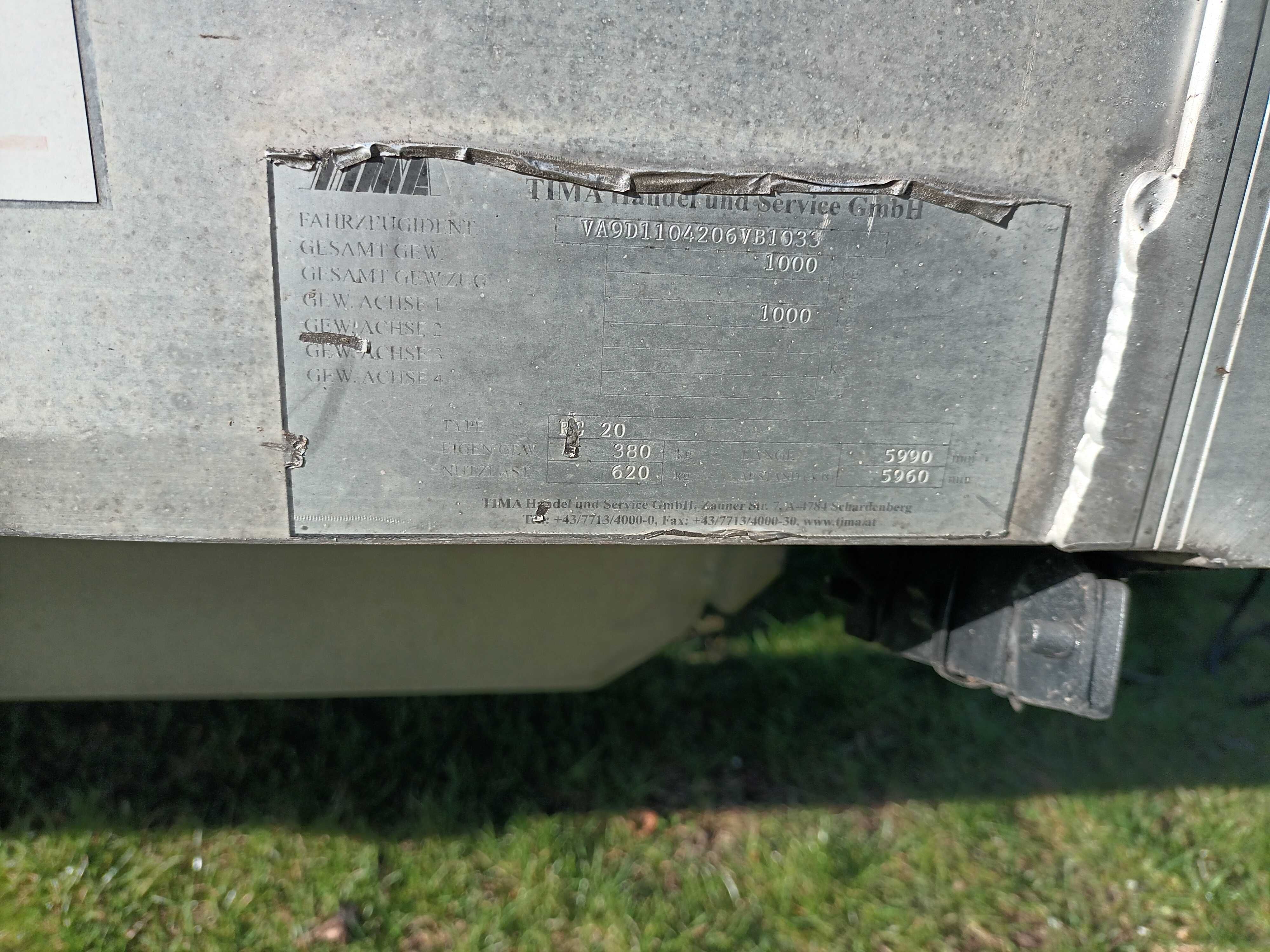 Przyczepa aluminiowa do przewozu rowerów TIMA