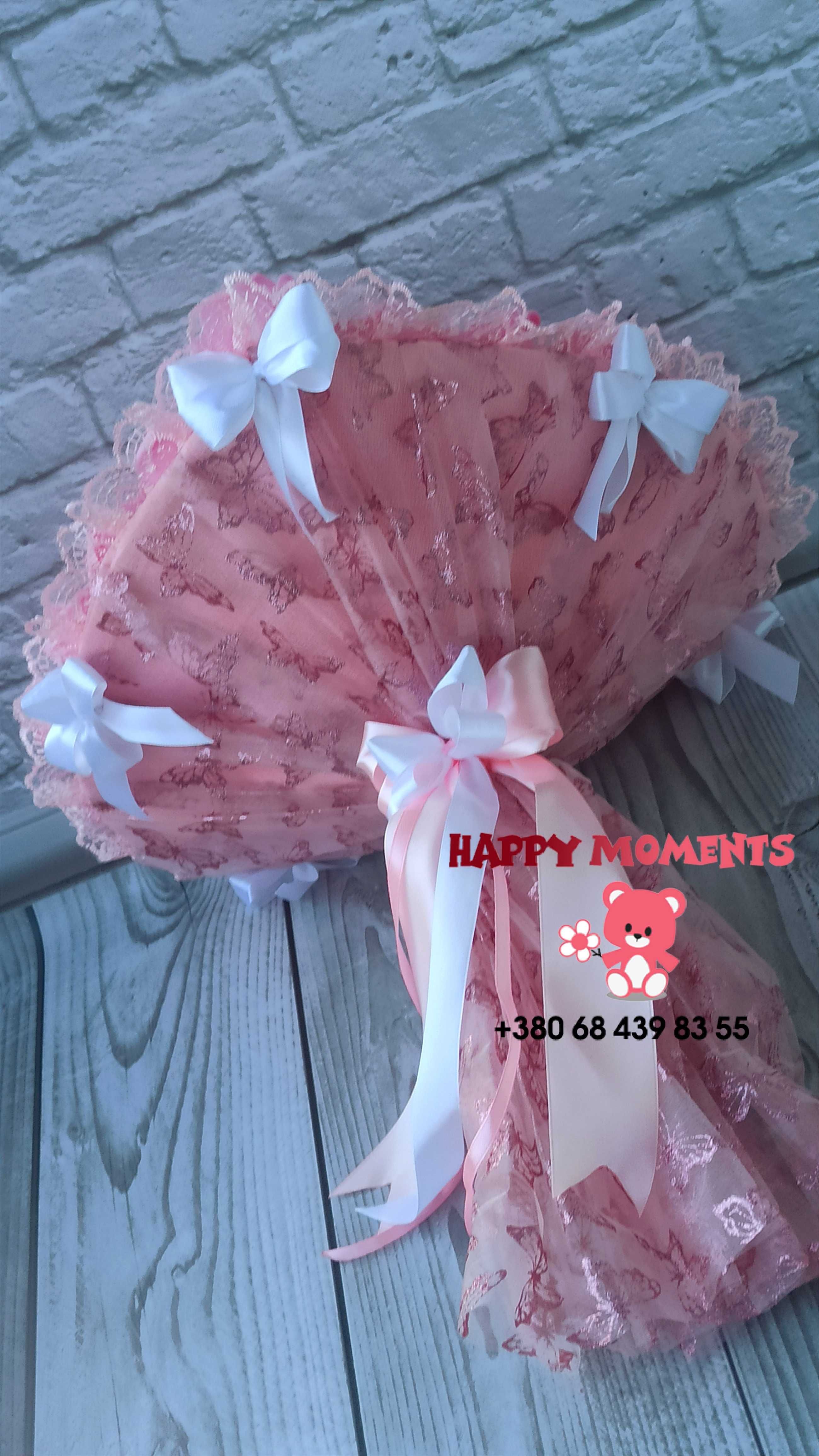 Розкішний рожевий букет із цукерками из конфет Rafaello, Рафаелло