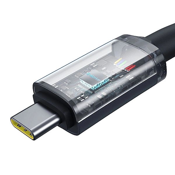 Kabel Baseus Crystal Shine CB USB-C / USB-C USB3.2/100W 20Gbps 1.5m -