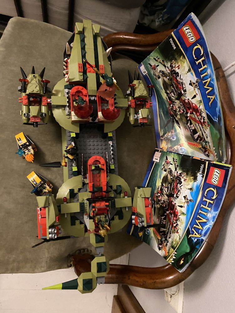 LEGO Chima Krokodyla łódź Craggera 70006