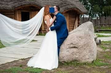 Suknia ślubna ecru 36/38