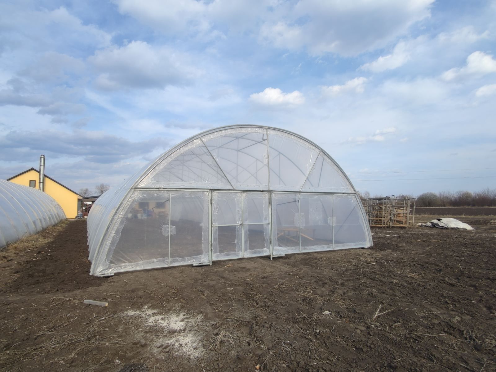 Теплиця 10×50 Оцинкована