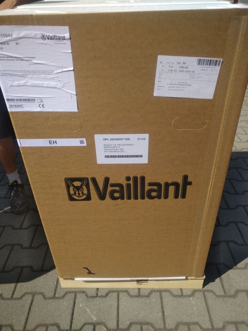 Bojler- wymiennik CWU Vaillant 150 l.