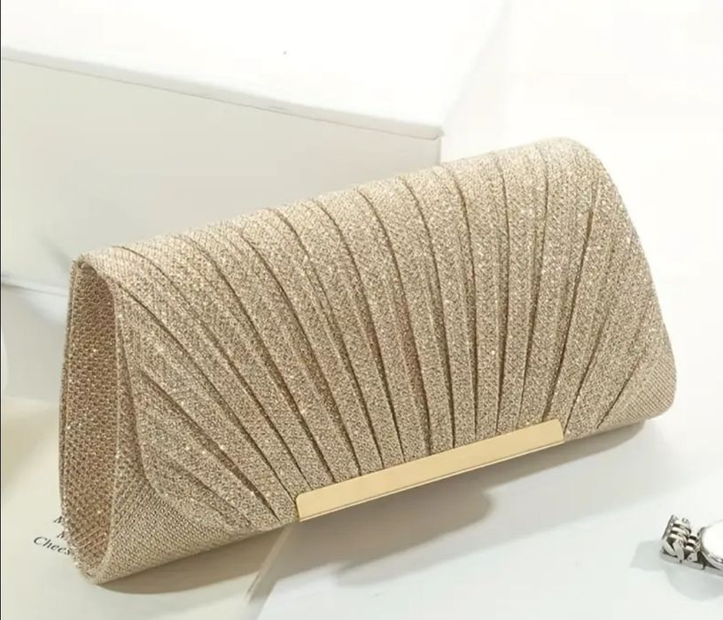 Torebka mała złota