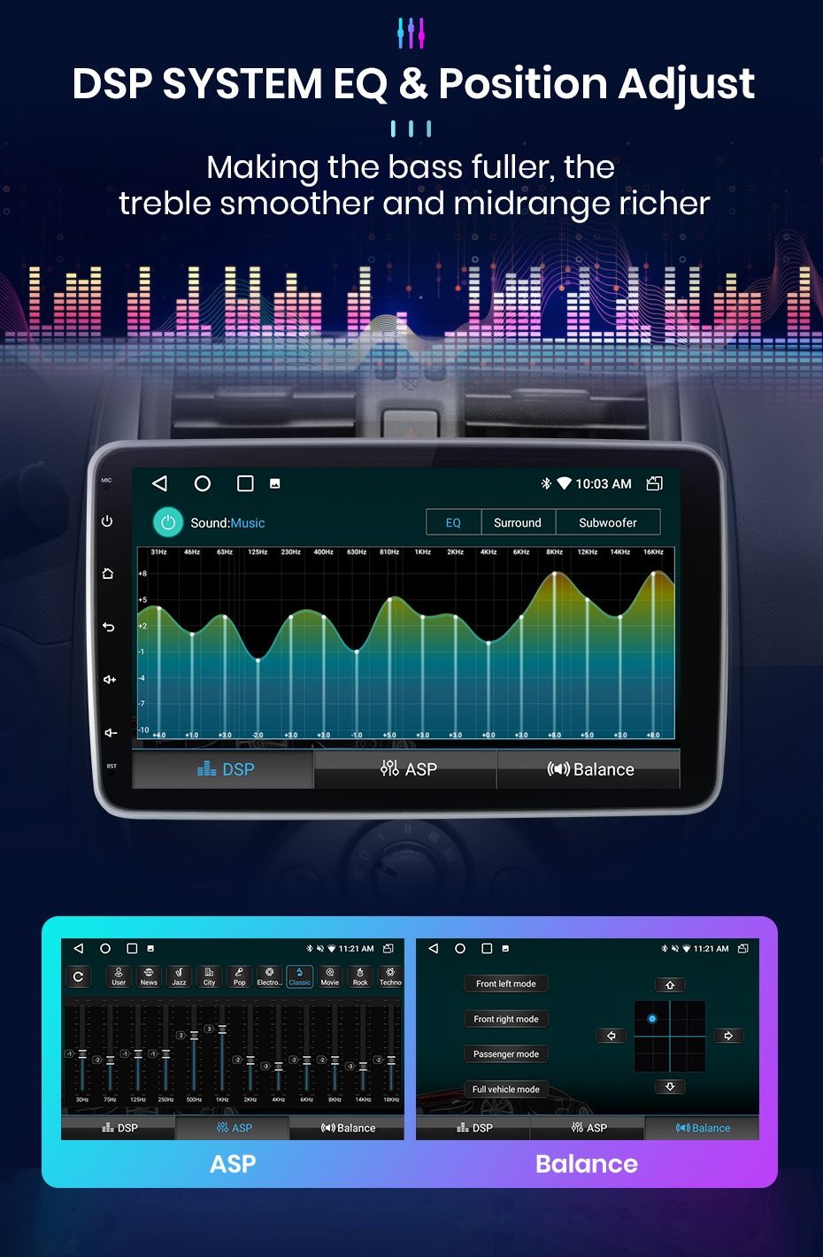 Rádio Android 1din 10" Rotativo 2/32GB com carplay GPS WiFi NOVO