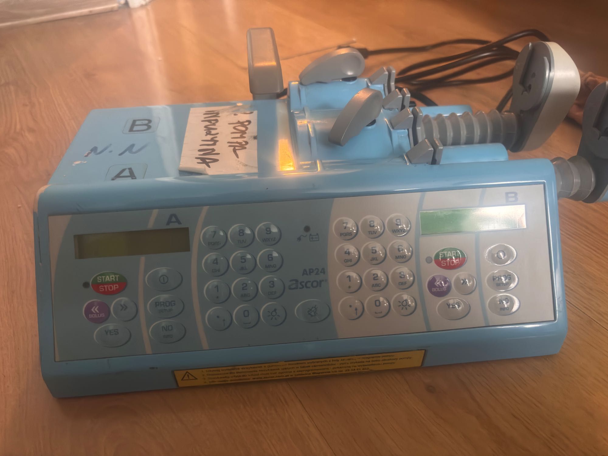 Pompa infuzyjna Ascor AP24
