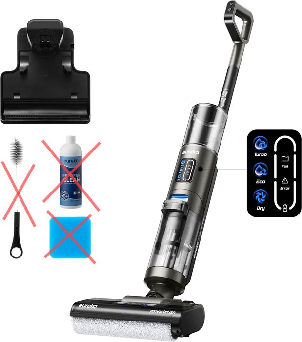 Eureka Rapid Wash GX5 Pro Bezprzewodowy Odkurzacz Pionowy Mopujący