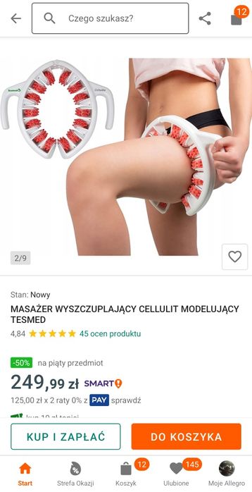 Masażer wyszczuplający cellulit