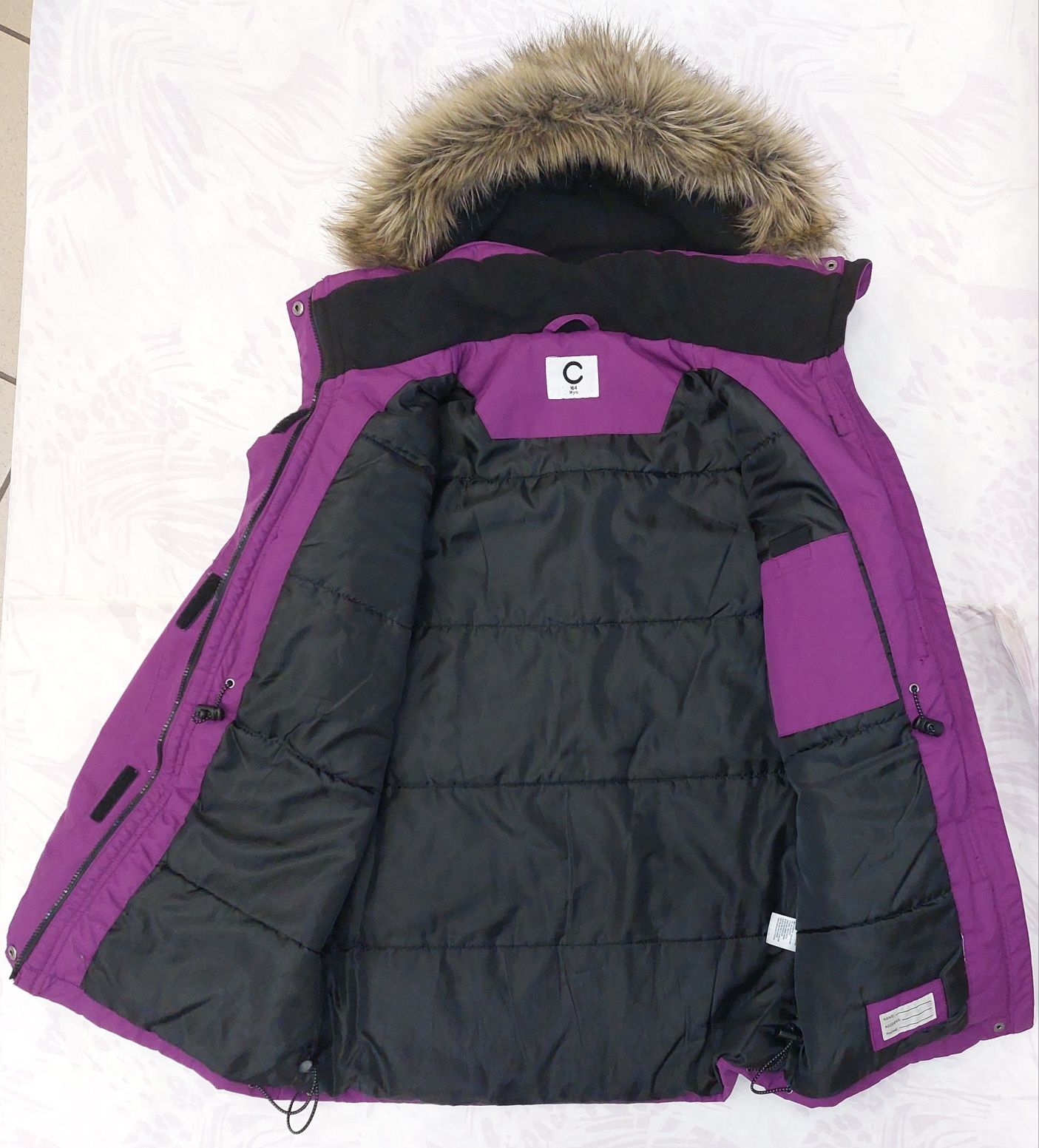Zimowa kurtka/parka dziewczęca Cubus rozmiar 164 cm