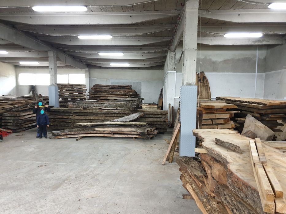 Stół dąb orzech włoski jesion monolit blat drewniany pełne drewno loft