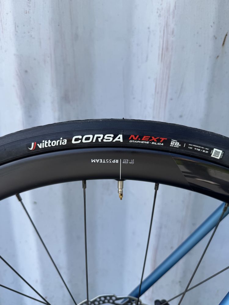 Rower szosowy Orbea Orca M35i rozm 55 Slate Blue 105 Di2 koła carbon