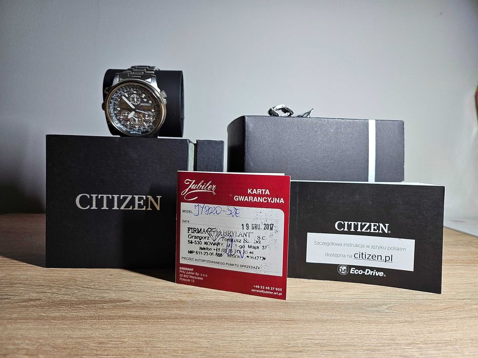 Citizen Eco-Drive JY8020-52E  Promaster Pilot Radio Control tytanowy