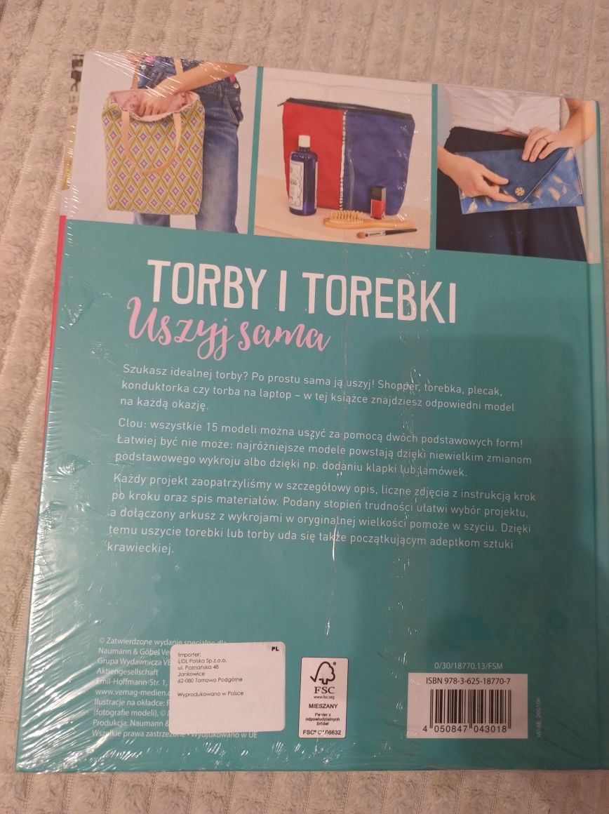 zestaw 5 książek szkoła szycie torby i torebki sukienki i spódnice