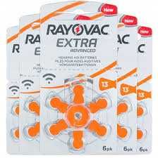 30x Baterie słuchowe Rayovac 13